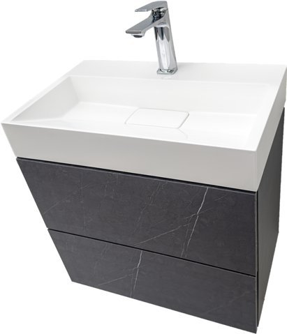 PVC МЕБЕЛ ЗА БАНЯ Matera 60 Concrete W